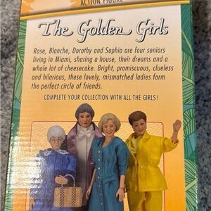 Three of the girls The Golden Girls Action Figures Set. Rose. Dorothy. Sophia